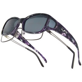 Jonathan Paul Fitovers Medium Dahlia Mother Pearl Polarized Gray Sunglasses