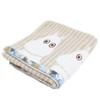 Marushin 1405036900 Moomin Puff Kina Face Towel, Approx. 13.4 x