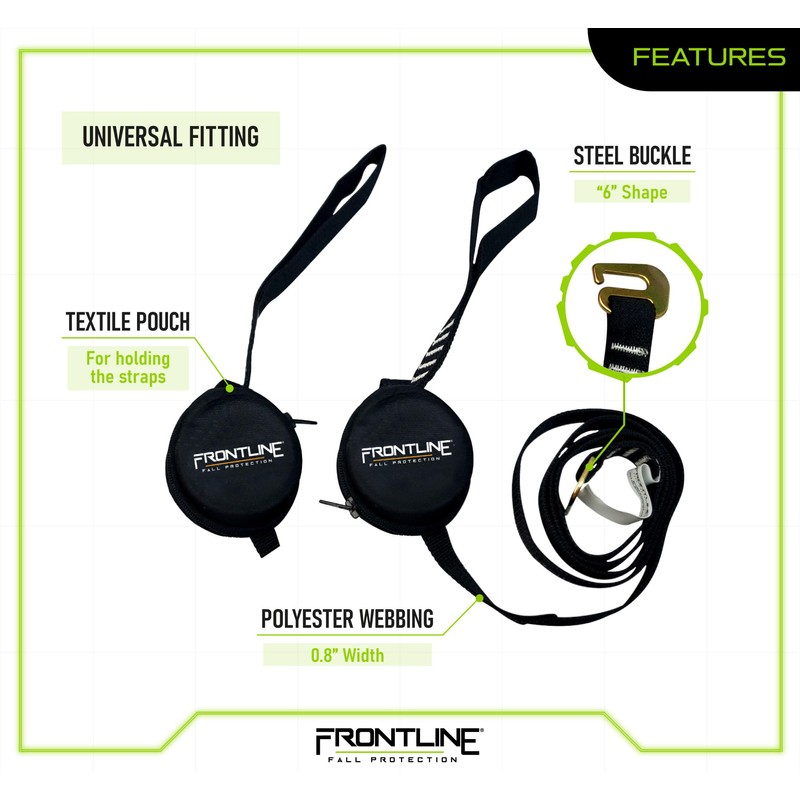 Frontline ACTR Universal Suspension Trauma Straps (1 Pack)