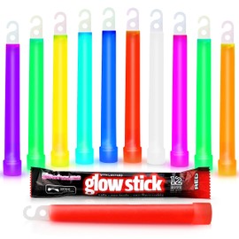 The Glowhouse - Premium Glow Sticks - L 150 mm (6") - Pack of 10