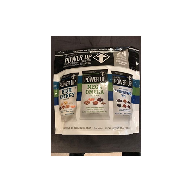 Power Up Trail Mix 100% Natural, Mega Omega Trail Mix,