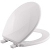MAYFAIR 31SLOW Sculptured Teardrop Toilet Seat will Slow Close and