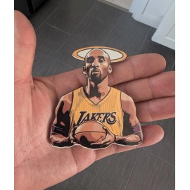 Kobe Bryant Memorial Artwork Fridge Magnet - Mamba Forever - Gift/Souvenir