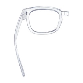 (Must Buy Both Eye) Metalless Reading Glasses Different Strength Each Eye Transparent-Left Eye+1.50