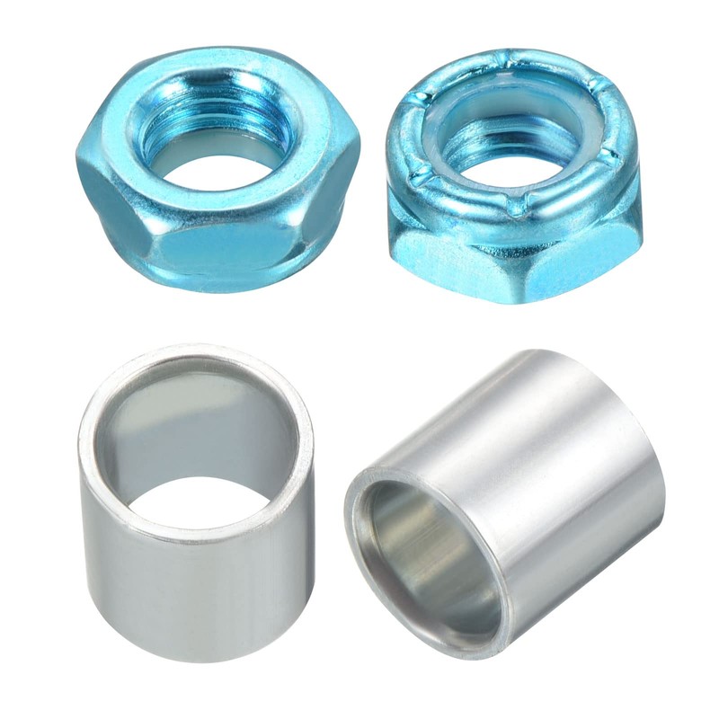 PATIKIL Skateboard Truck Hardware Kit Skateboard Truck Lock Nut Axle