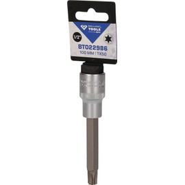Brilliant Tools BT022986 1/2-Inch Bit Screwdriver Torx 100 mm TX50 Insert