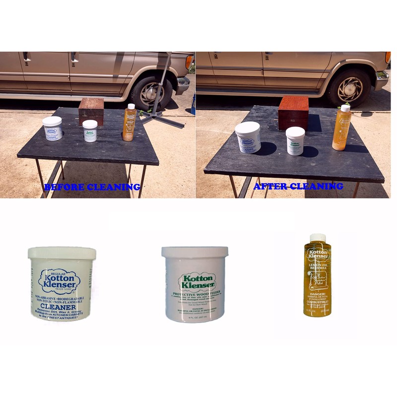 Kotton Klenser Protective Wood Feeder 8 Oz.