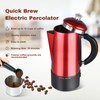 WerkWeit Electric Coffee Percolator 12 Cup Stainless Steel Percolator Coffee
