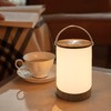Facon LED Portable Lantern with Touch Dimmable Switch, Rechargeable Battery-Operated