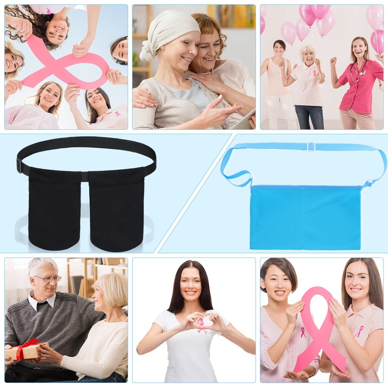Mastectomy Drain Holder Adjustable Drain Pouch with Shower Bag Mastectomy