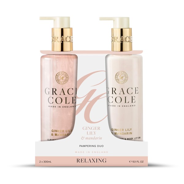 Grace Cole Ginger Lily & Mandarin Refreshing Hand Care Duo