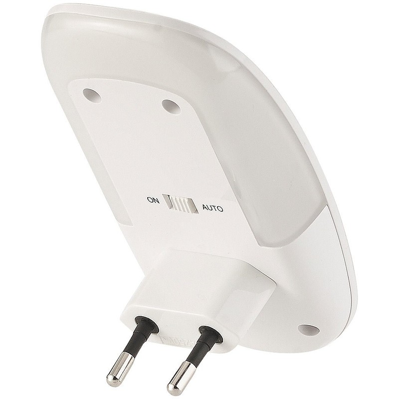 Lunartec Socket Light: LED Socket Night Light with Motion Sensor