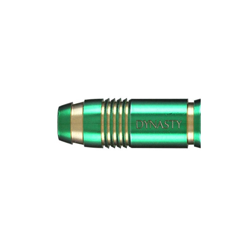 DYNASTY BRASS SET "TEN" Green Ten Green Brass Darts Barrel