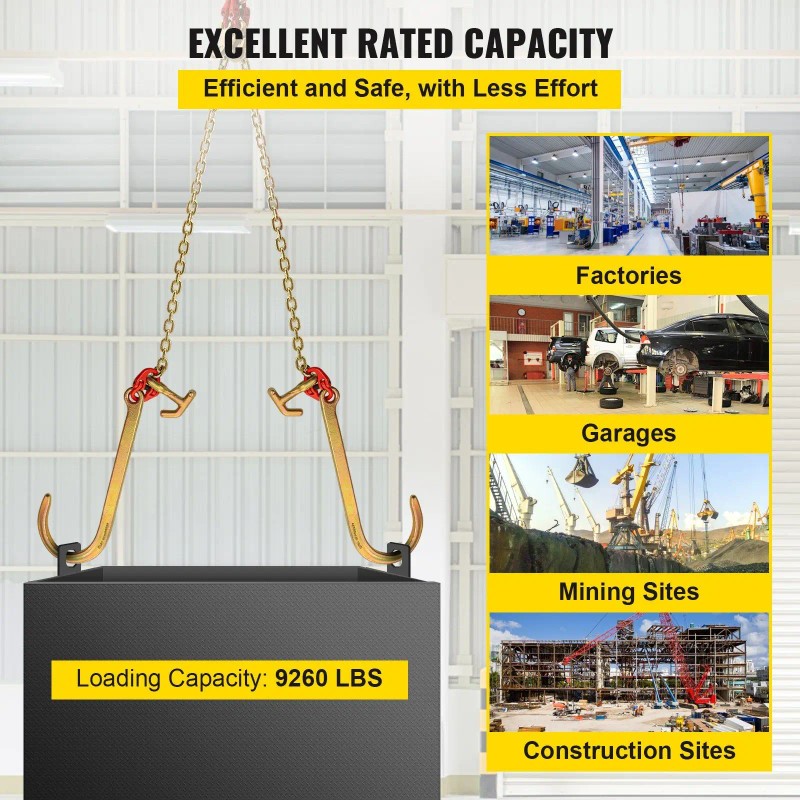Grade 80 V-Bridle Chain 5/16 X 2 Ft Heavy Duty
