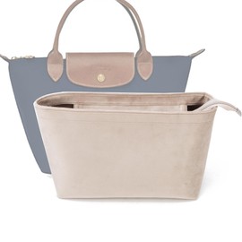 LIZHUYA New Material Purse Organizer Insert women's Handbag Organizers Bag Organizer Shaper Insert Bag In Bag for longchamp (L/29 * 15 * 24)