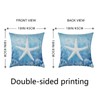Mimkus Summer Ocean Pillow Covers Set of 4 18x18 Inch