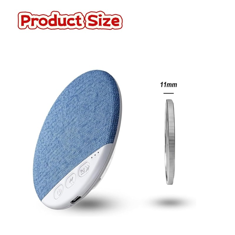 Pillow Speaker for Sleeping, Under Pillow Speaker White Noise Timer