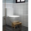 JACNITAD 2 Pack Bamboo Toilet Stool for Adults, 6.5" Toilet