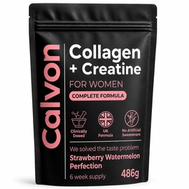 Creatine & Collagen Powder for Women, Strawberry Watermelon, 45 Servings