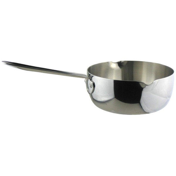 Nagao Towa Snow Pan, 7.1 inches (18 cm), Aluminum Clad Triple Layer Steel, Induction Compatible, Made in Japan