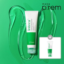 [Make Prem] [Acne Functionality] Inteca Soothing Cleansing Foam 150ml [GIFT] Inteca Cream 10ml, 1 piece / [메이크프렘] [여드름기능성] 인테카 수딩 클렌징 폼 150ml [GIFT]인테카크림10ml, 1개