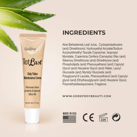 Godefroy TatLast Temporary Tattoo Shine Reduction and Protective Solution For Longer Life, .27 oz