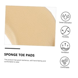 STOBAZA 6pairs Thicken Half Insoles for High Heels Forefoot Sole Pads Skin Color Black Comfortable Shoe Inserts for Men and Women Reduces Heel Slippage Increases Fit