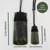 100% New Zealand Jade Necklace for Men and Women, Hand