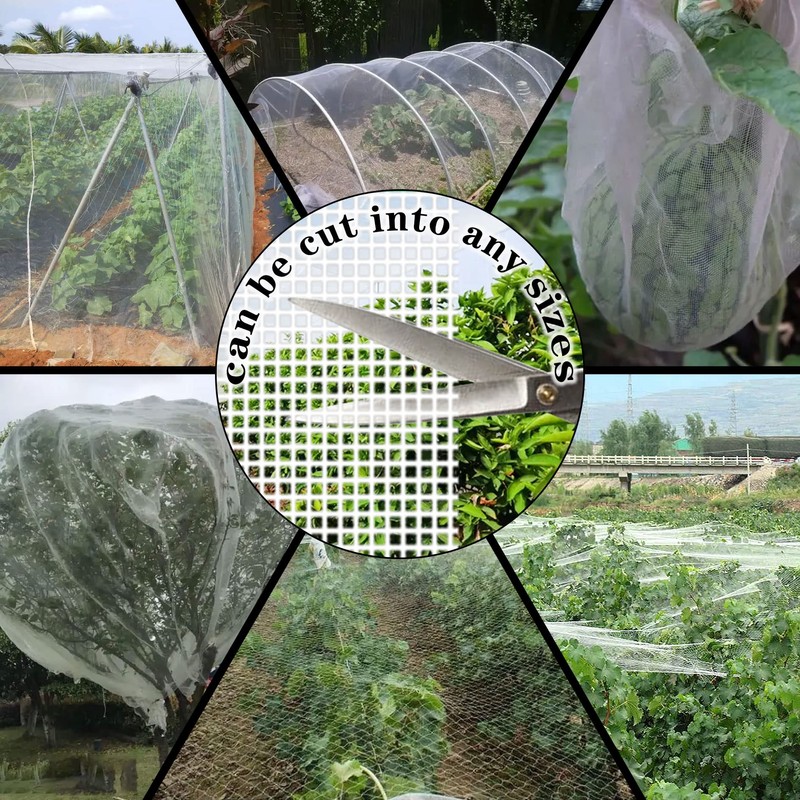 elfinrm 10x10ft Protect Mesh, Bird Netting for Garden, Fruit Tree