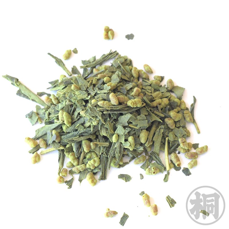 Leaf Paulownia Organic JAS Genmaicha with Matcha from Shizuoka, 5.3