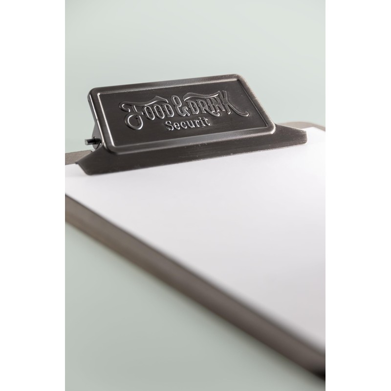 Menu Holder Vintage Metal A4 with Clip