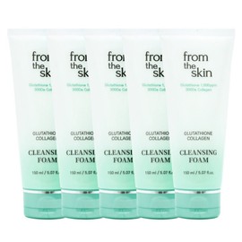 From the Skin Glutathione Collagen Cleansing Foam 150ml x 5 / 프롬더스킨 글루타치온 콜라겐 클렌징 폼 150ml 5개