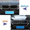 14pcs/set ABS Matte Front Grill Sequins Frame Cover Trim For