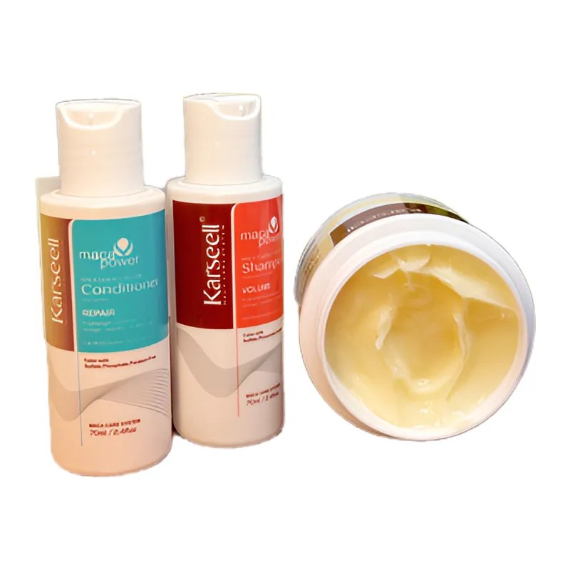 Mascarilla Tratamiento Capilar de Colágeno Karseell 100ml + Shampoo70ml +