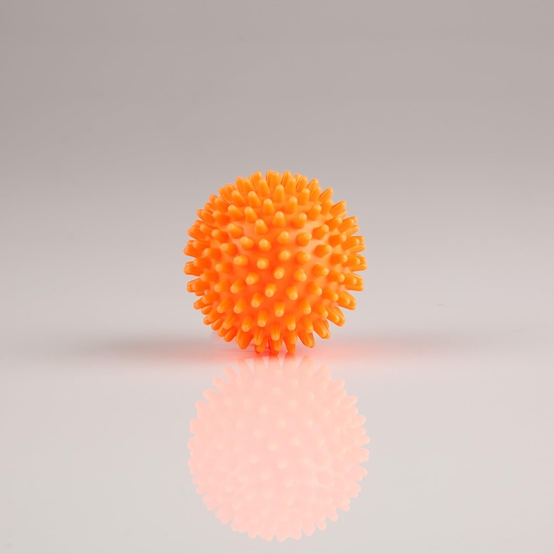 Sport-Tec Soft Hedgehog Ball, Diameter 6 cm, Neon Orange, Various