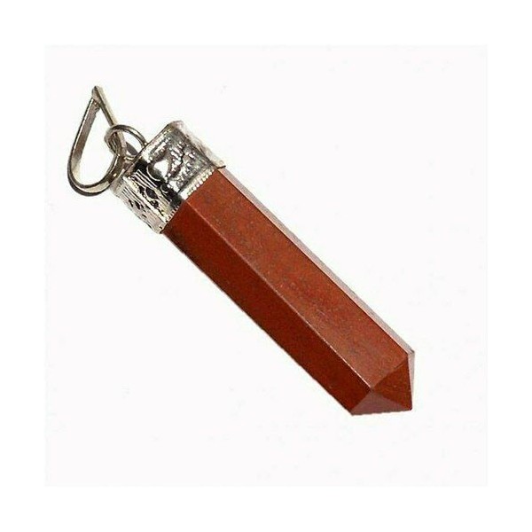 Red Jasper Pencil Point Pendant