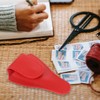 Angoily Bolsa para tijeras de uñas, funda de piel, soporte