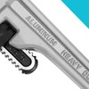DURATECH 18-inch Heavy Duty Aluminum Straight Pipe Wrench, Adjustable Plumbing