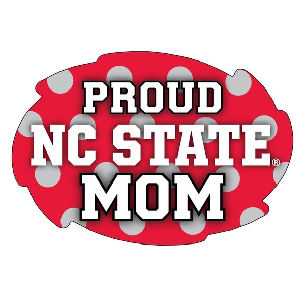 NC State Wolfpack Proud Mom Magnet Single