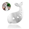 Stainless Steel Herb Stripper Tool, 10 Holes, Kitchen Leaf Remover