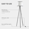 LJLB Stylish Modern Tripod Floor Lamp for Cozy Spaces, Solid