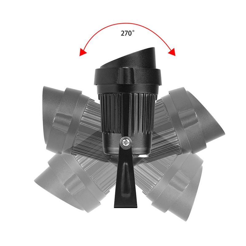 Aluminum LED 5W COB Lawn Lamp 1M Line IP65 Waterproof