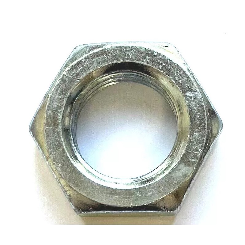 Brighton 1"-8 UNC THIN HEX JAM NUTS - ZINC COATED