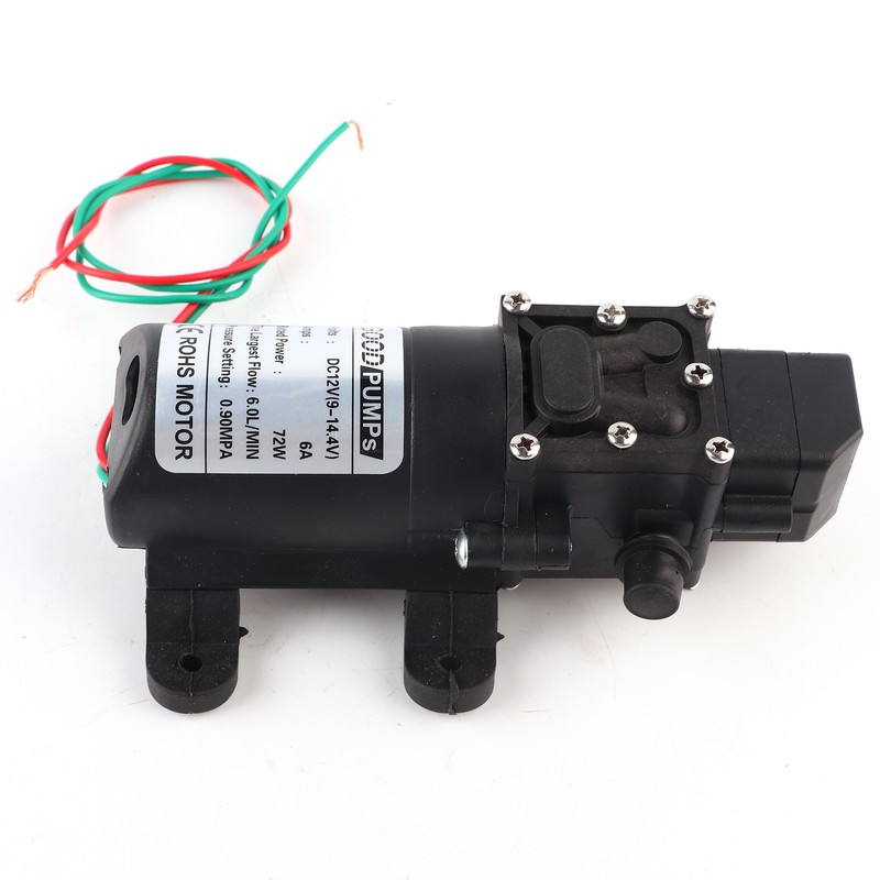 Diaphragm Pump Micro 6.0L/MIN 0.9MPA Straight Pipe Both Sides Right