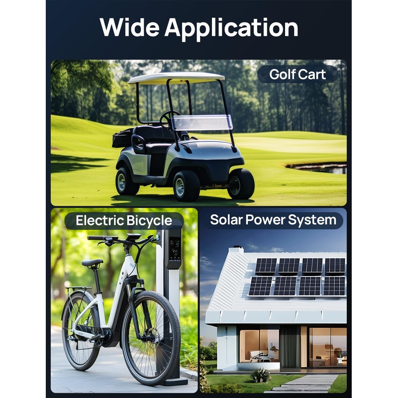 ECO-WORTHY 12A Boost MPPT Solar Charge Controller Solar Panel Regulator