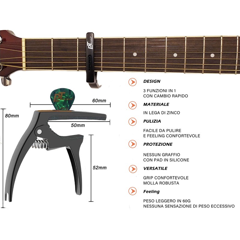 ProTecnika Capo Performance 3 in 1 Zinc Alloy Black