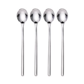 Towle Living Wave Stainless Steel Beverage Spoon, Set of 4
