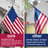 Vedouci USA 3x5 American Flag Kit with Nylon US Flag