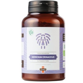 Goba BIO Hericium Erinaceus Pulver (100g) [aus Slowenien] Tausendkraut