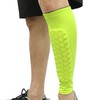 Guardville Compression Shin Guard (Neon, XL) Leg Support Brace